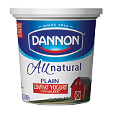 Dannon&nbsp;Yogurt&nbsp;7 Benefits Plain Lowfat Full-Size Picture